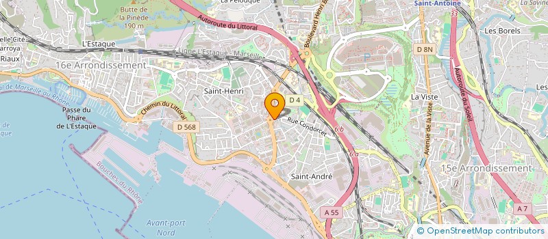 localisation de l'entreprise IDDHEA à MARSEILLE