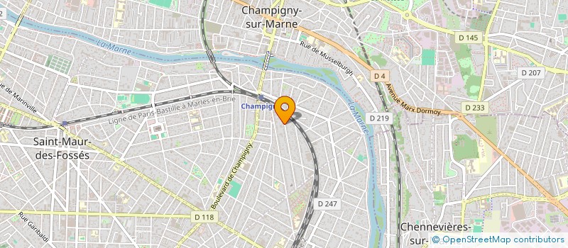 localisation de l'entreprise IDDS CONSULTING  CHAMPIGNY-SUR-MARNE