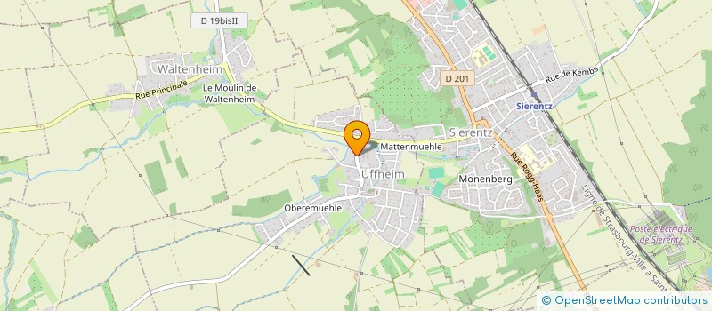 localisation de l'entreprise IDE  UFFHEIM