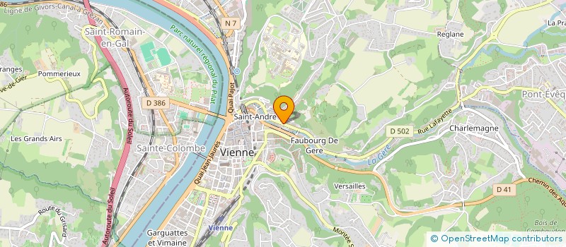 localisation de l'entreprise IDE à VIENNE