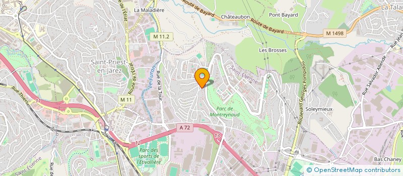 localisation de l'entreprise IDE à SAINT-ETIENNE