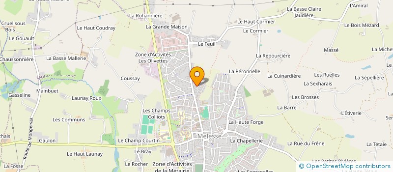 localisation de l'entreprise IDE AGORA  MELESSE