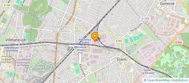 localisation de l'entreprise IDE CONCEPT  PIERREFITTE-SUR-SEINE