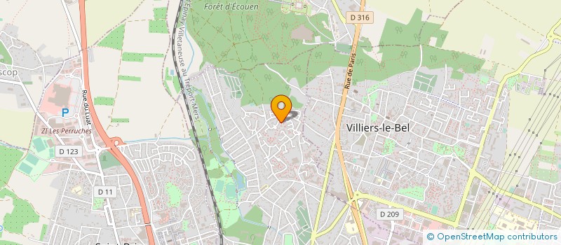 localisation de l'entreprise IDE ENSEIGNES  SARCELLES