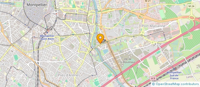 localisation de l'entreprise IDE FAVAS INDIVISION  MONTPELLIER