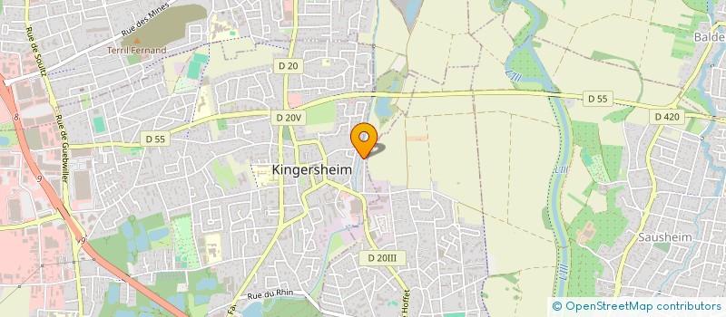 localisation de l'entreprise IDE FROID  KINGERSHEIM