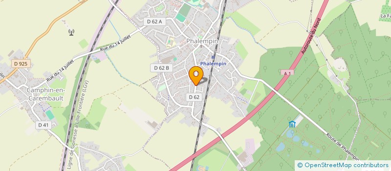 localisation de l'entreprise IDE IMMO  PHALEMPIN