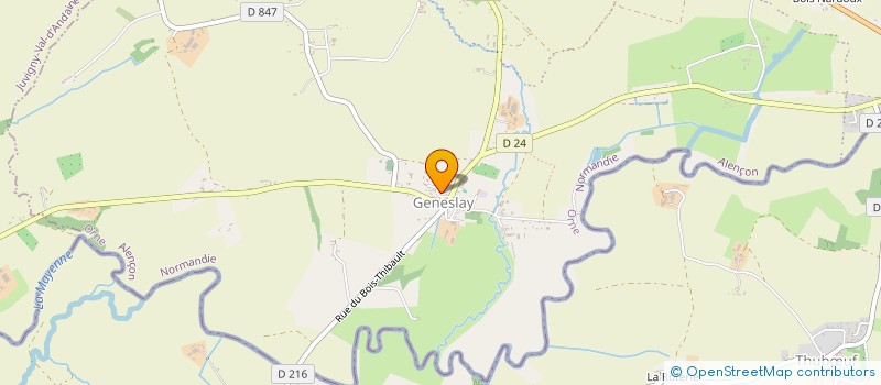 localisation de l'entreprise IDE LA MADELEINE à BAGNOLES-DE-L'ORNE-NORMANDIE