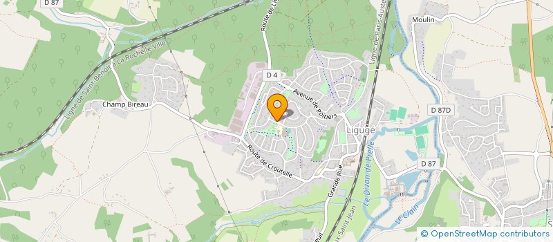 localisation de l'entreprise IDE LIGUGE  LIGUGE