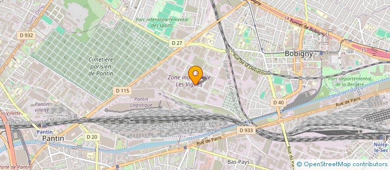 localisation de l'entreprise IDE OPTIQUE  BOBIGNY