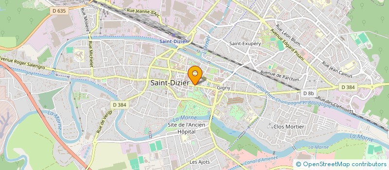 localisation de l'entreprise IDEA à SAINT-DIZIER