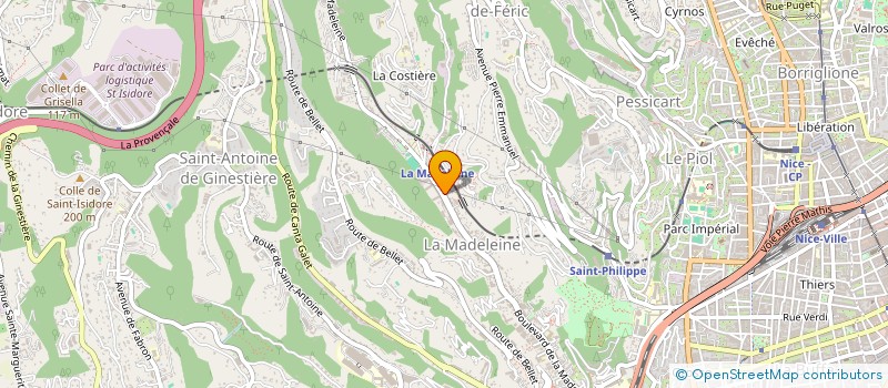 localisation de l'entreprise IDEA  NICE