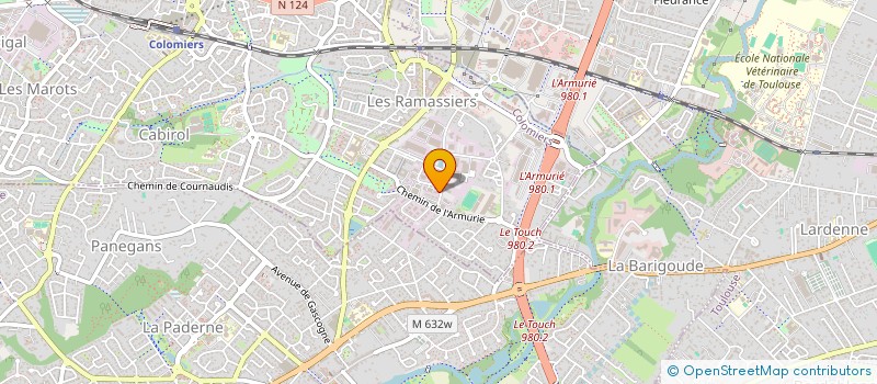 localisation de l'entreprise IDEA à COLOMIERS