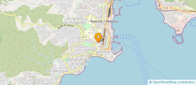 localisation de l'entreprise IDEA à AJACCIO