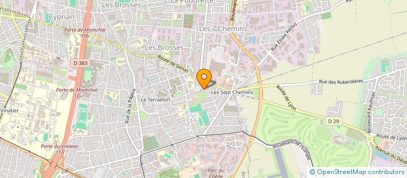 localisation de l'entreprise IDEA BATIMENT  BRON