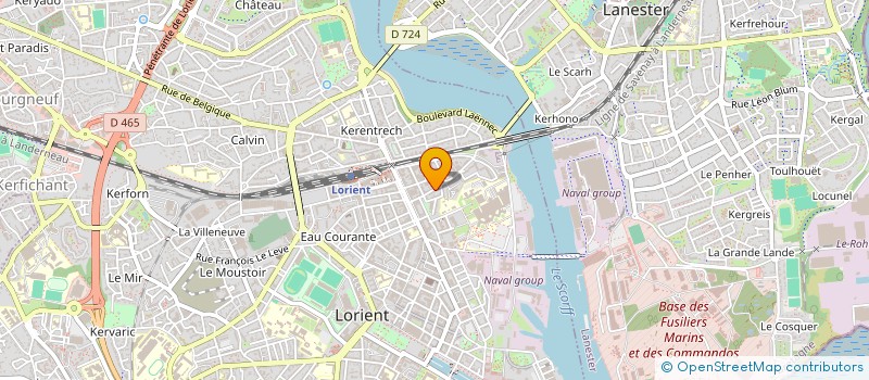 localisation de l'entreprise IDEA COMMUNICATION à LORIENT