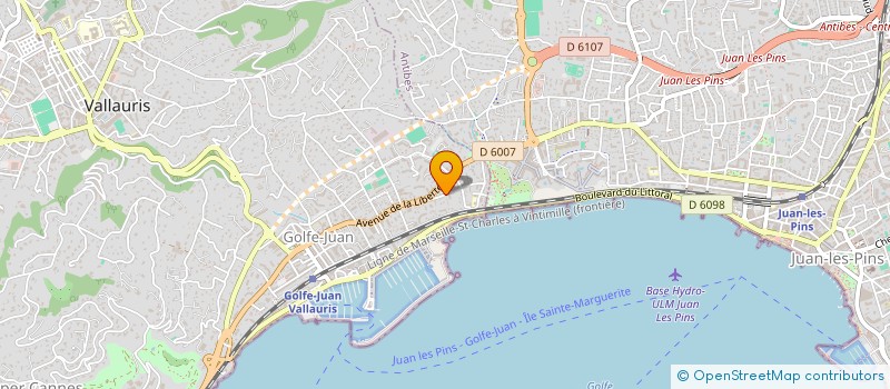 localisation de l'entreprise IDEA CONCEPT  VALLAURIS