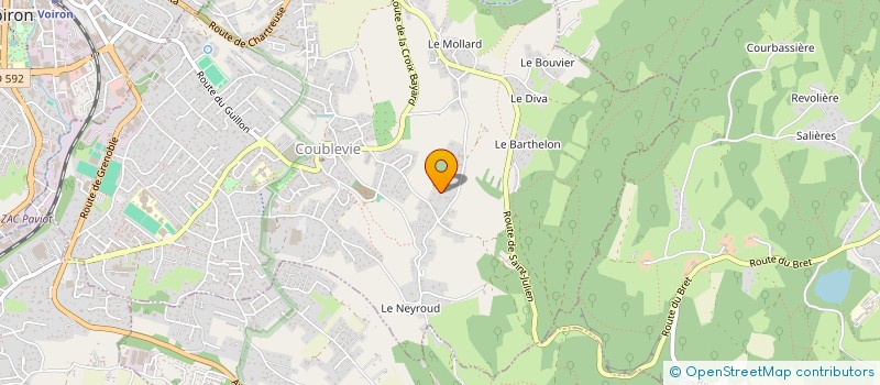 localisation de l'entreprise IDEA CONCEPT HABITAT  SAINT-NICOLAS-DE-MACHERIN