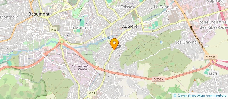 localisation de l'entreprise IDEA CUISINES  AUBIERE