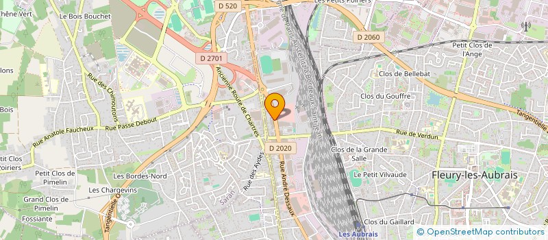 localisation de l'entreprise IDEA DESIGN à FLEURY-LES-AUBRAIS