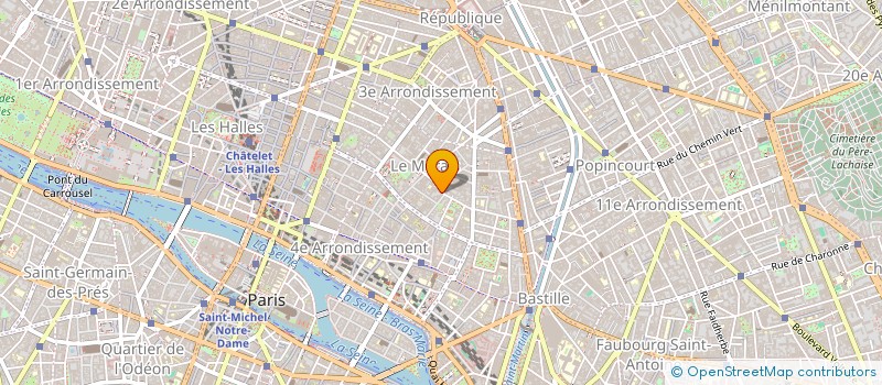 localisation de l'entreprise IDEA DU MARAIS  PARIS