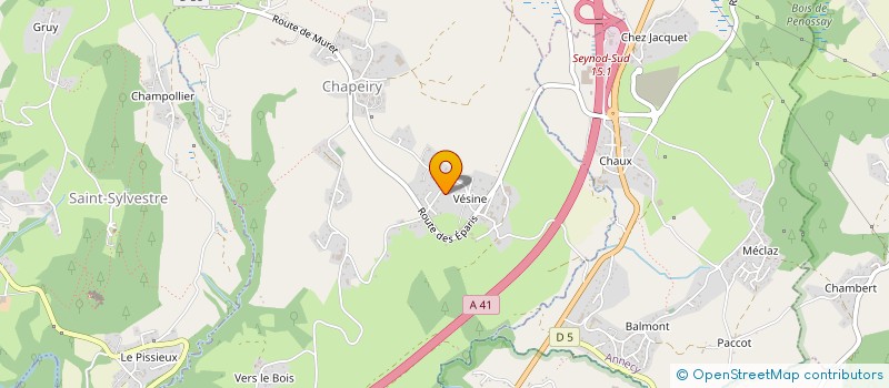 localisation de l'entreprise IDEA FACILITIES FRANCE  CHAPEIRY