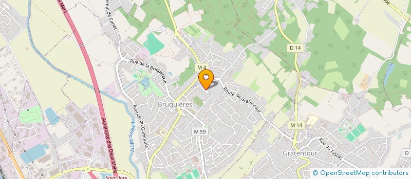 localisation de l'entreprise IDEA FACTORY  BRUGUIERES