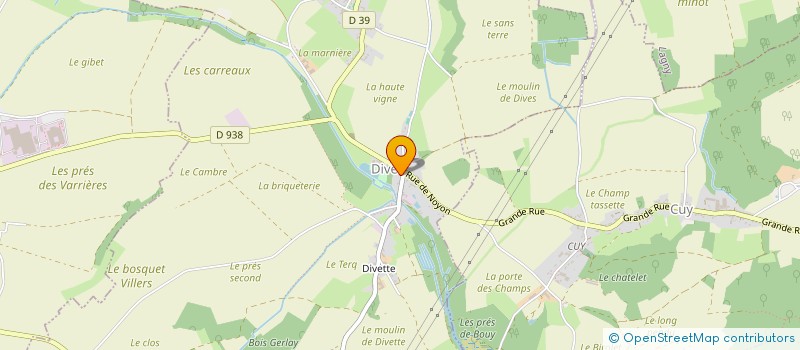 localisation de l'entreprise IDEA GRAPHIK  DIVES