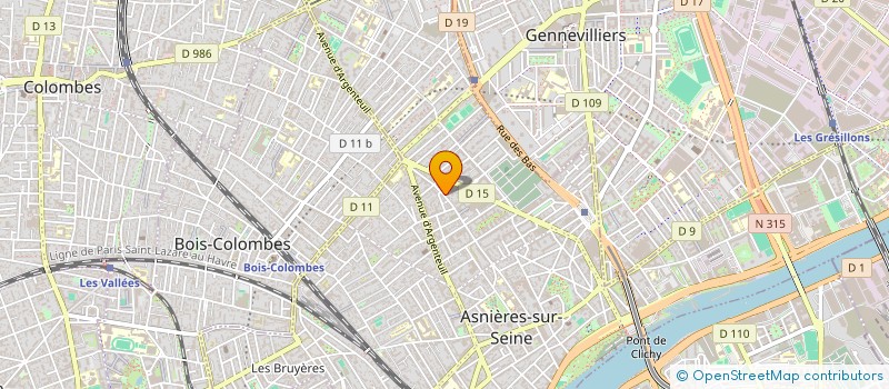localisation de l'entreprise IDEA HABITAT à ASNIERES-SUR-SEINE