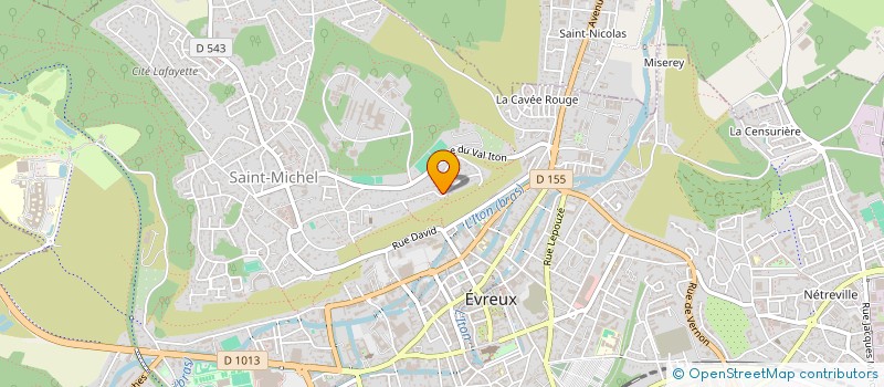 localisation de l'entreprise IDEA INFORMATIQUE  EVREUX