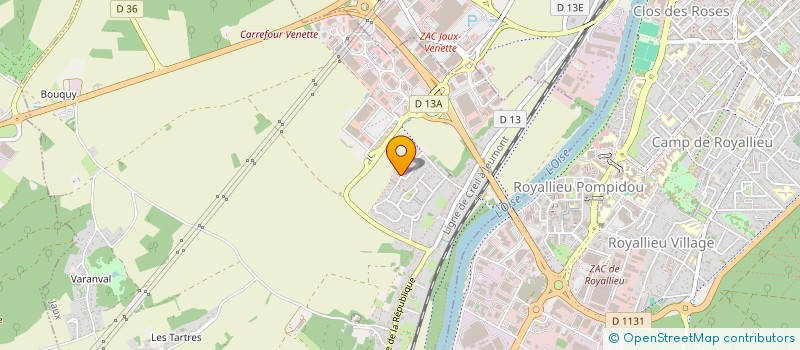 localisation de l'entreprise IDEA - INGENIERIE DEVELOPPEMENT ET ETUDE EN AUTOMATISME  JAUX