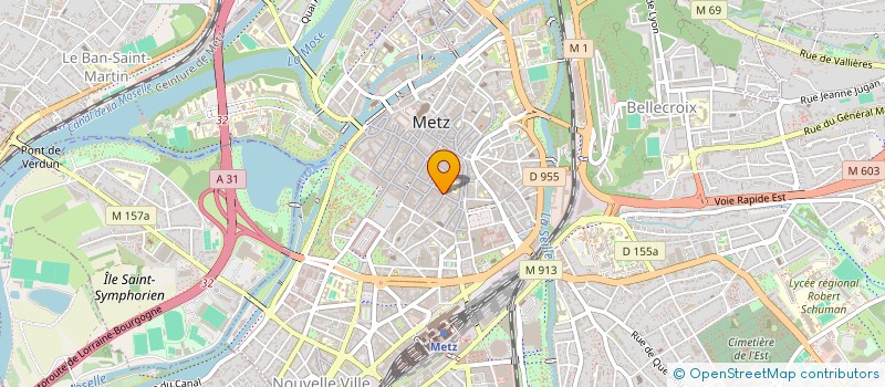 localisation de l'entreprise IDEA LA NOTE BLEUE à METZ