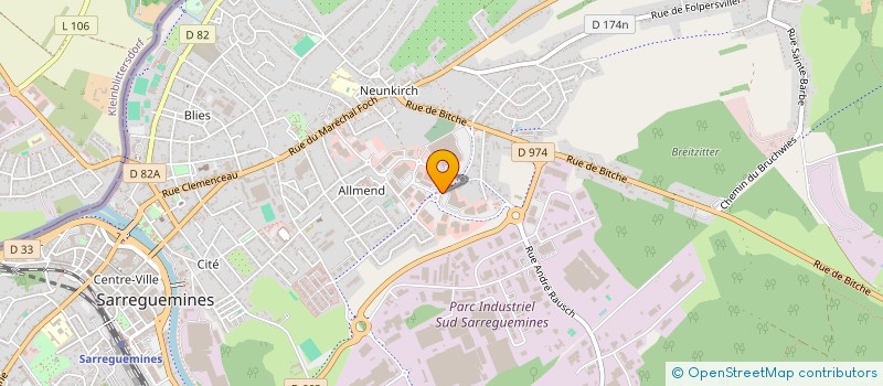 localisation de l'entreprise IDEA MAISONS à SARREGUEMINES