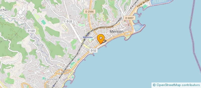 localisation de l'entreprise IDEA MANAGEMENT à MENTON