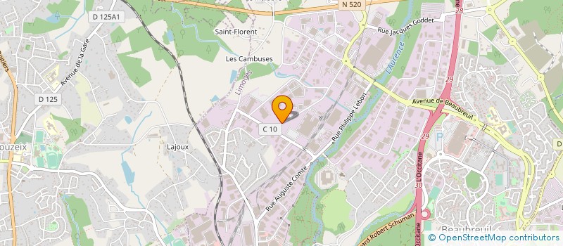localisation de l'entreprise IDEA NOUVELLE AQUITAINE à LIMOGES