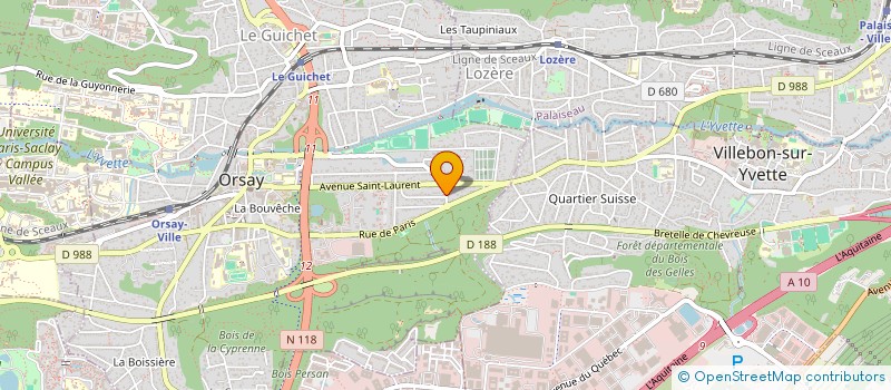 localisation de l'entreprise IDEA NOVI à ORSAY