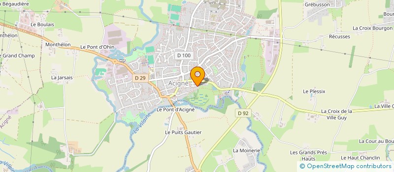 localisation de l'entreprise IDEA ORCHARD PARTNERS  ACIGNE