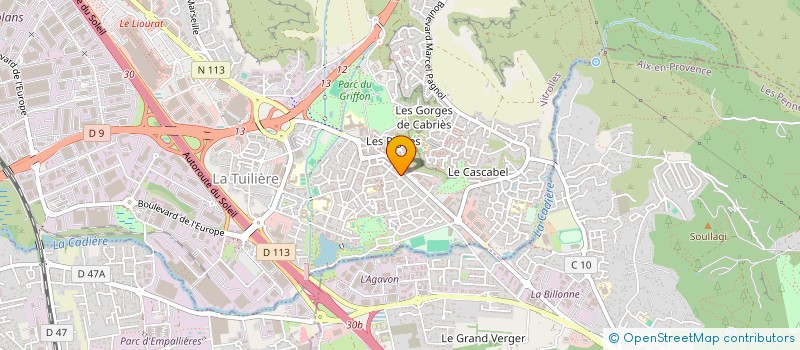 localisation de l'entreprise IDEA PEINTURE à VITROLLES