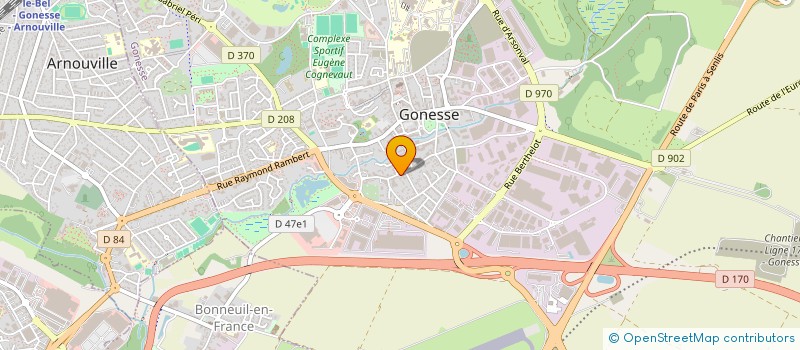 localisation de l'entreprise IDEA RSP  GONESSE