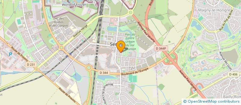 localisation de l'entreprise IDEA VAL D'EUROPE  SERRIS