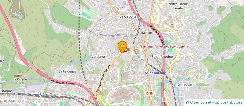 localisation de l'entreprise IDEAC à MARSEILLE