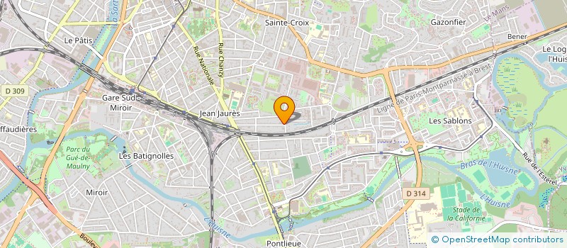 localisation de l'entreprise IDEACHEMY à LE MANS