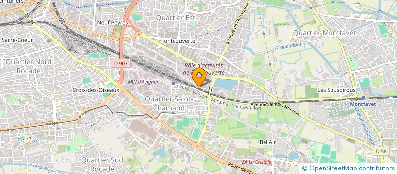 localisation de l'entreprise IDEACK à AVIGNON