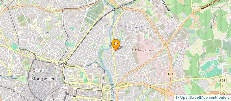localisation de l'entreprise IDEACOMPTA à MONTPELLIER