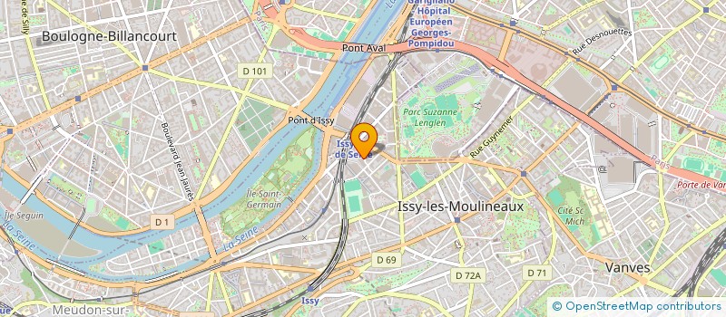 localisation de l'entreprise IDEACTION à ISSY-LES-MOULINEAUX