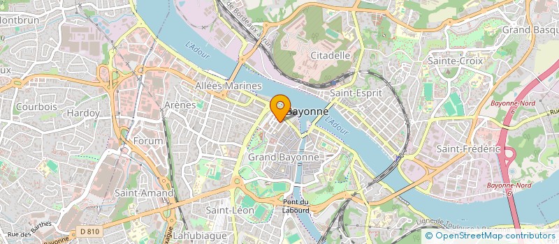 localisation de l'entreprise IDEAE  BAYONNE