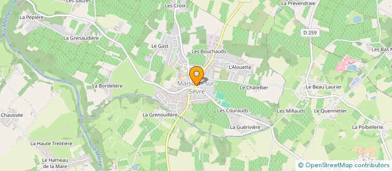 localisation de l'entreprise IDEAFORGE à NIORT