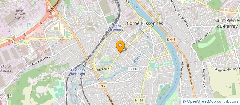 localisation de l'entreprise IDEAL à CORBEIL-ESSONNES