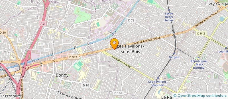 localisation de l'entreprise IDEAL à AUBERVILLIERS