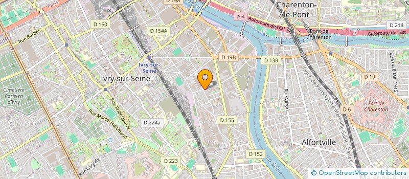 localisation de l'entreprise IDEAL ACADEMY FORMATION  IVRY-SUR-SEINE